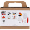Creativ company mini kit de loisirs sculptant, pingouin, 1 boîte