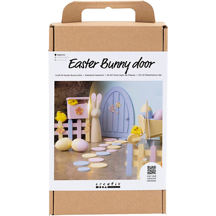 Creativ company hobby set Ensemble de porte lapin de Pâques, couleurs pastel, 1 boîte