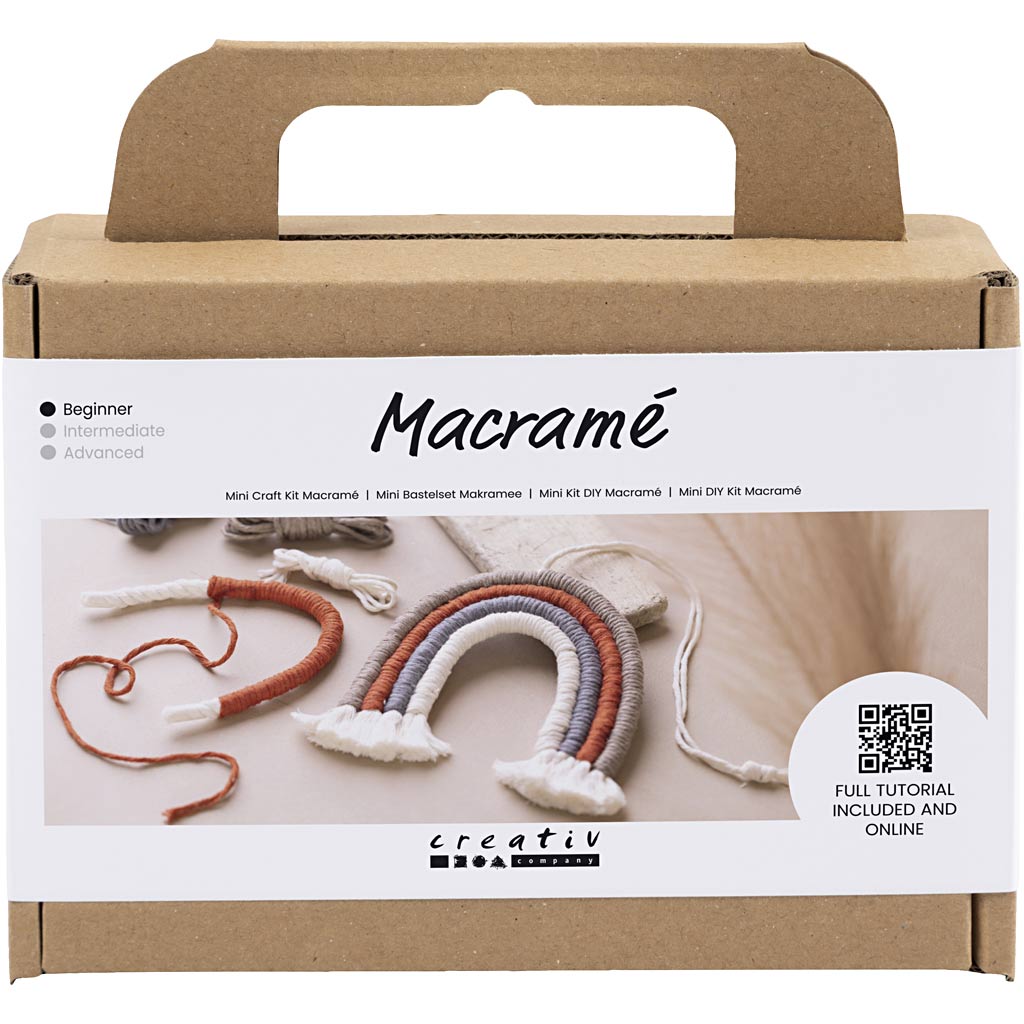Creativ Company Mini Hobbyset Macrame Rainbow