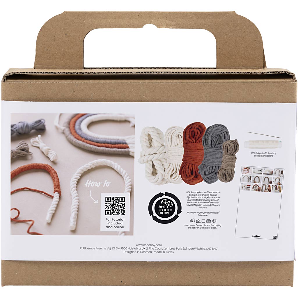 Creativ Company Mini Hobbyset Macrame Rainbow