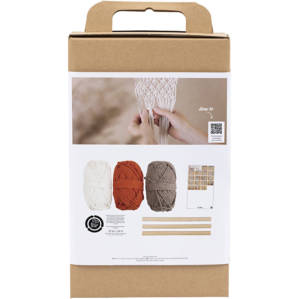 Creativ Company Hobbyset Macrame Flower Sponce