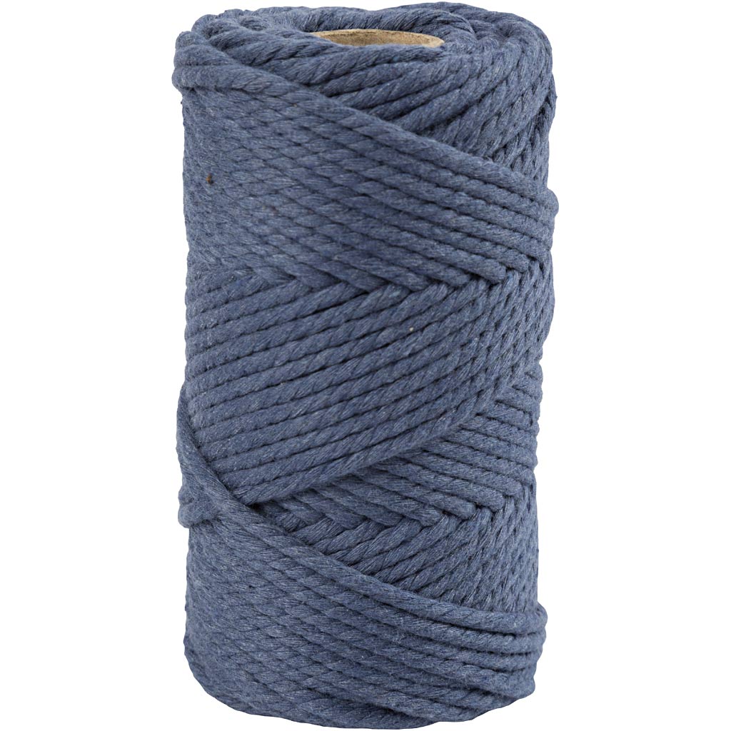 Crétiv Company Macrame Cord Blue, 55m