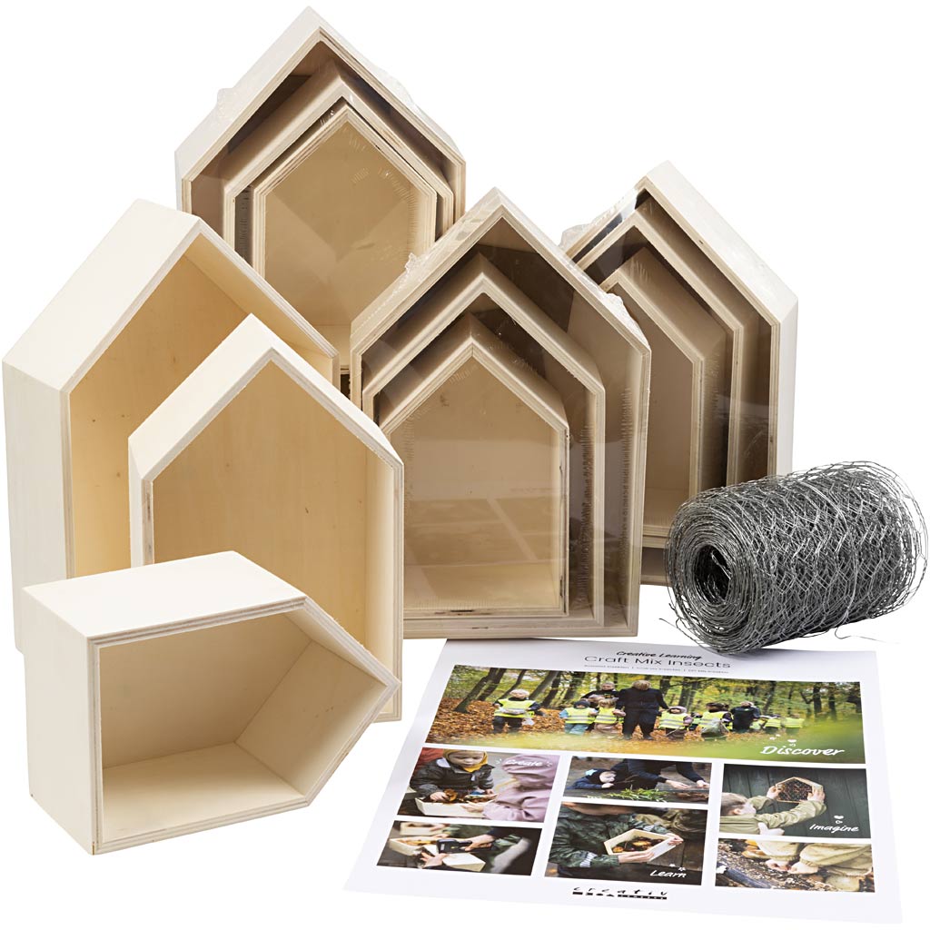 Creativ Company Creative Box Insect Wood Classroom Ensemble