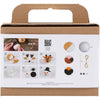 Creativ company mini hobby set boules de Noël, renne et bonhomme de neige, 1 boîte