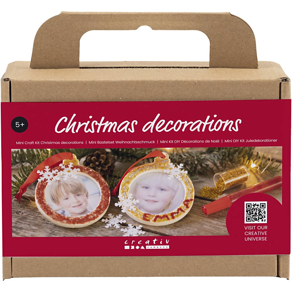 Creativ company mini hobby set décorations de Noël, cadres, 1 boîte