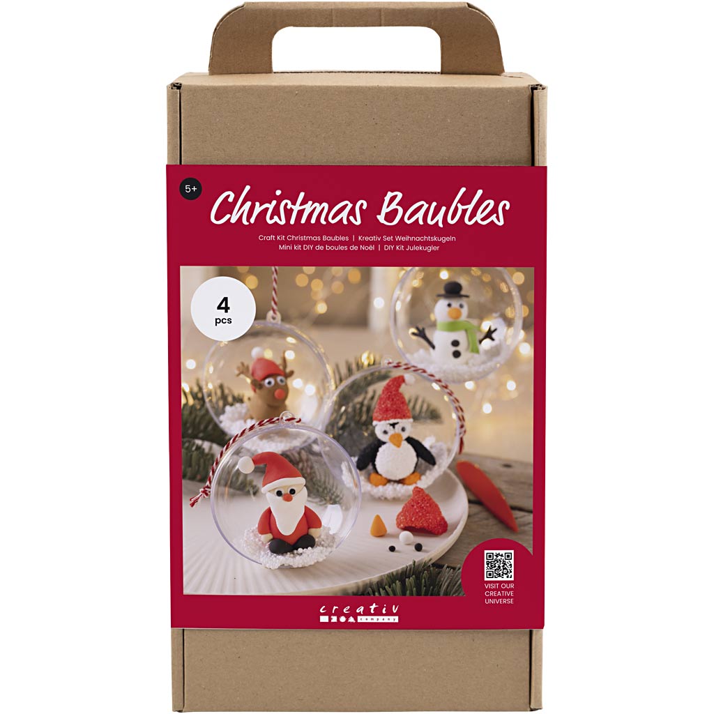 Creativ company hobby set Boules de Noël, modelage, 1 boîte