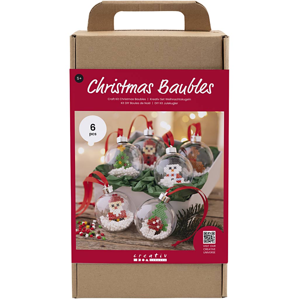 Creativ company hobby set Boules de Noël, perles, 1 boîte