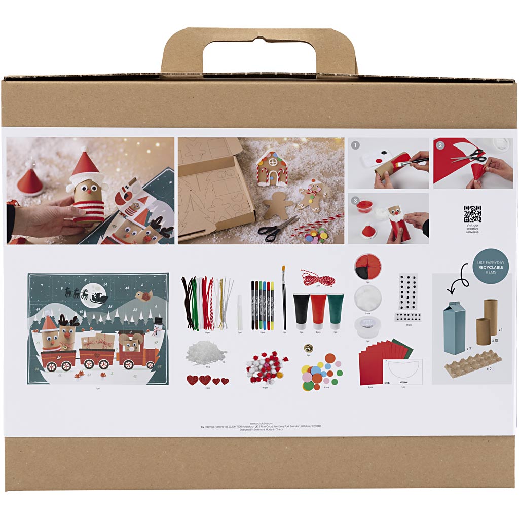 Calendrier de l'avent Creativ company recyclage, 1 boîte