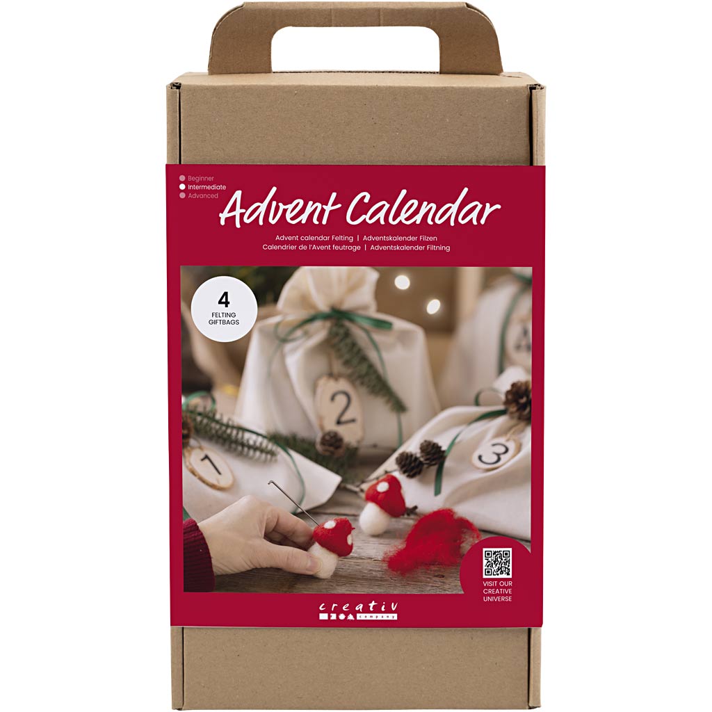 Calendrier de l'Avent en feutre Creativ company, 1 boîte