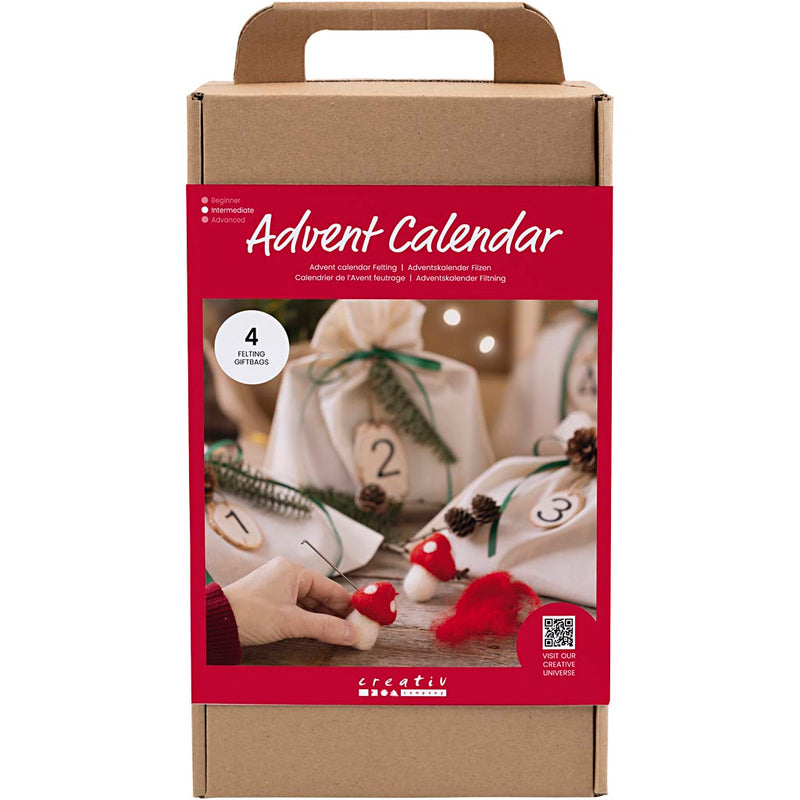 Calendrier de l'Avent en feutre Creativ company, 1 boîte