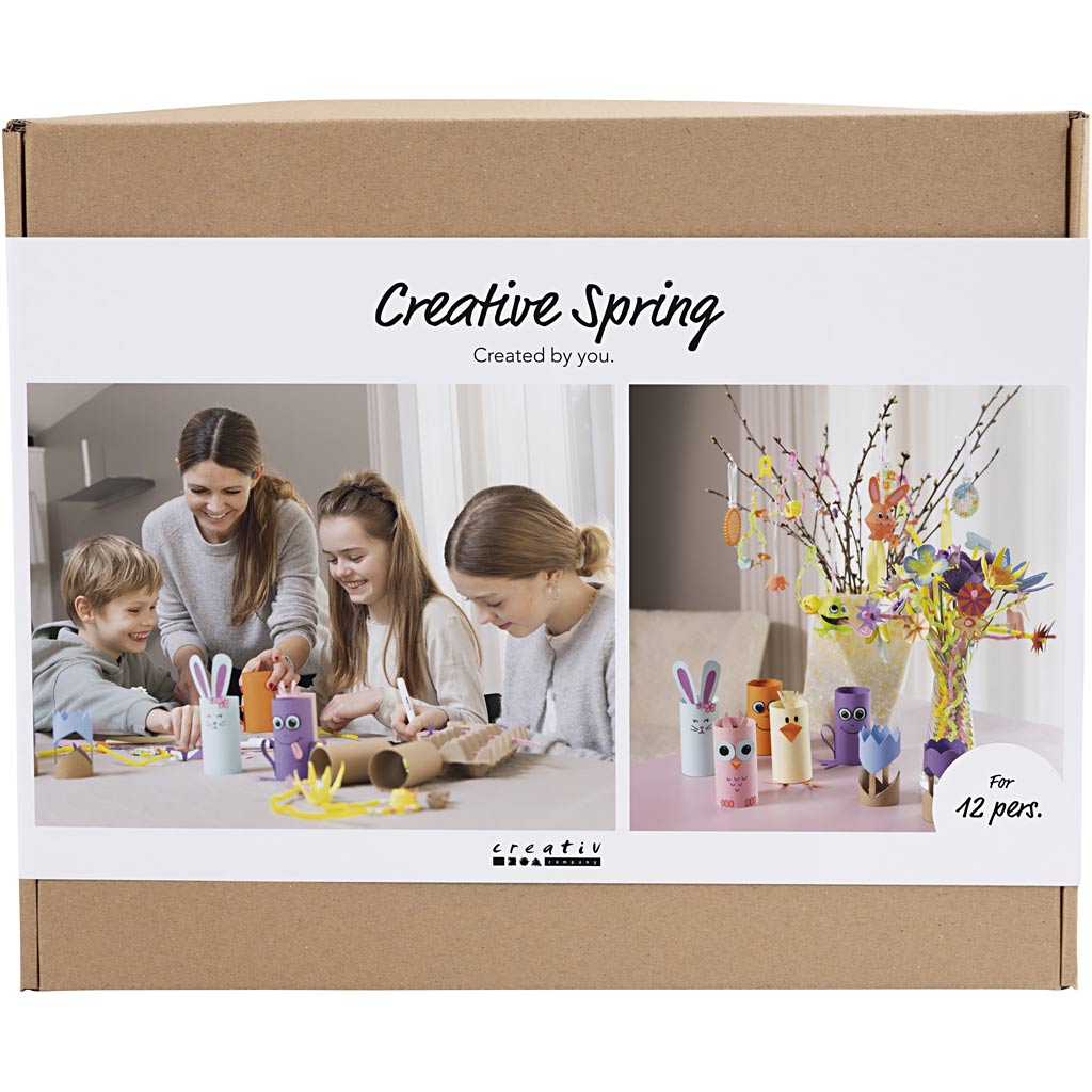 Groupe d'entreprises Creativ set printemps créatif, couleurs printanières, 1 boîte