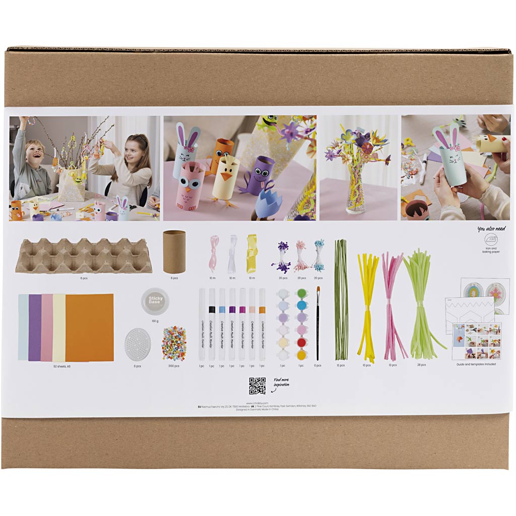 Groupe d'entreprises Creativ set printemps créatif, couleurs printanières, 1 boîte