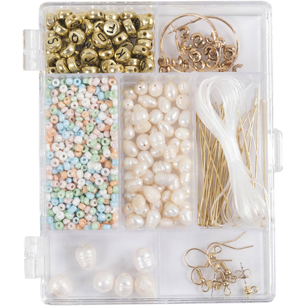 Creativ Company Creative Box Bijoux Perles d'eau douce