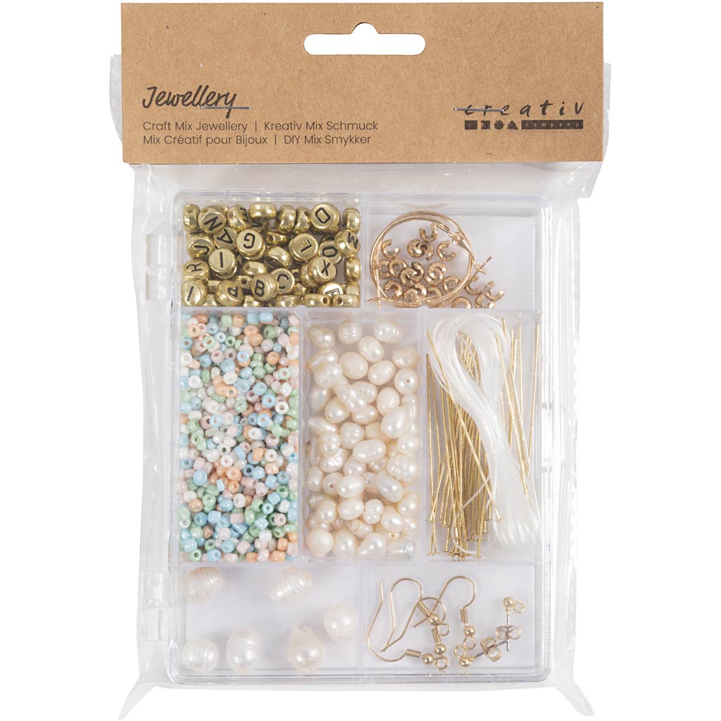 Creativ Company Creative Box Bijoux Perles d'eau douce