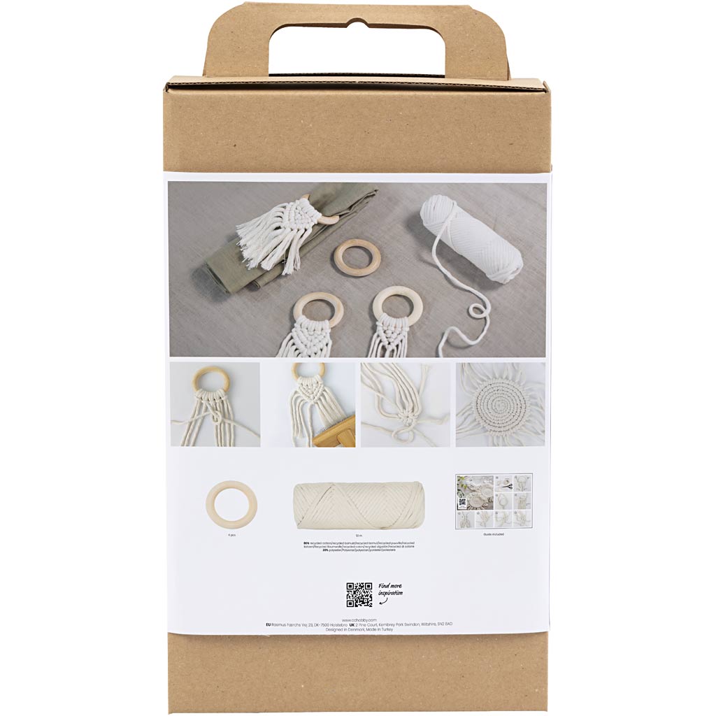 Creativ Company Hobbyset Macrame Table Decoration Off-White