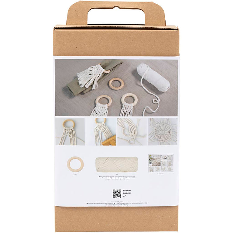 Creativ Company Hobbyset Macrame Table Decoration Off-White