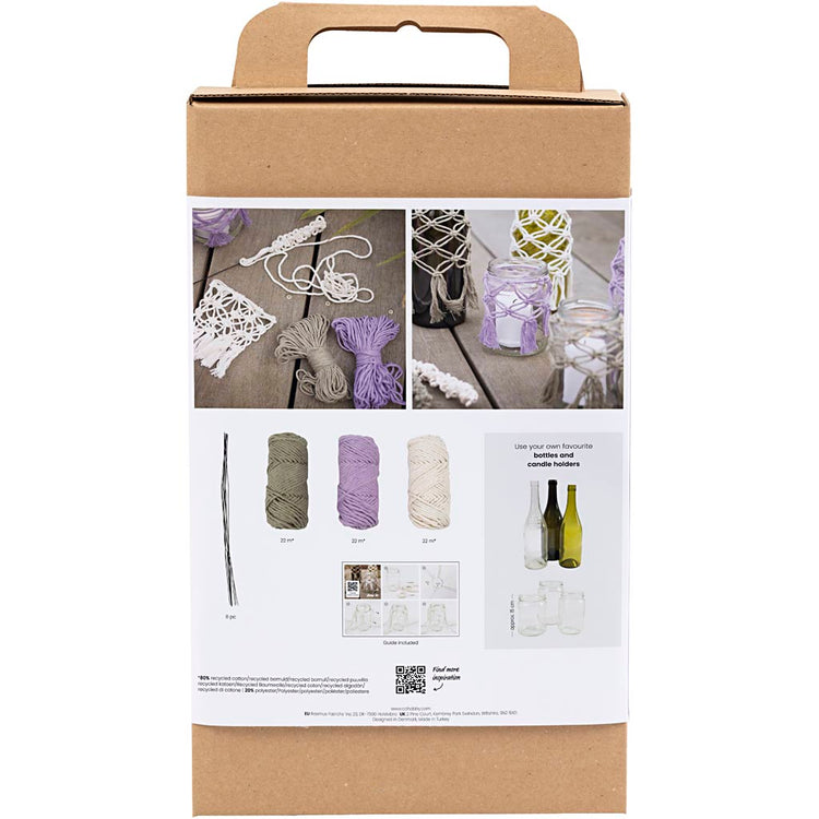 Creativ Company Hobbyset Macrame Verre Decoration