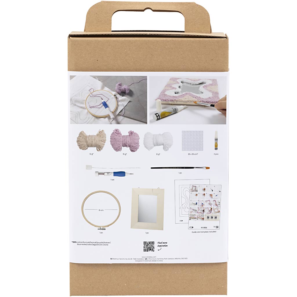 Creativ Company Hobbyset Punch Needle Spiegel décore