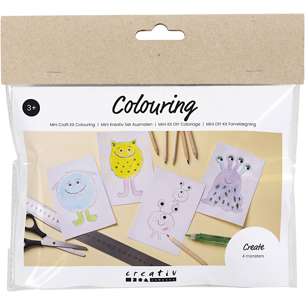 Creativ company mini hobby set couleurs, échantillon, différentes couleurs, 1 boîte