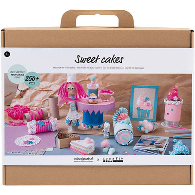 Creativ company maxi creative box gâteaux savoureux, gâteaux et bonbons, différentes couleurs, 1 boîte