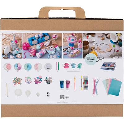 Creativ company maxi creative box gâteaux savoureux, gâteaux et bonbons, différentes couleurs, 1 boîte