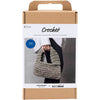 Creativ company kit de loisirs au crochet, sac robuste, vert olive, 1 boîte