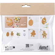 Creativ company mini hobby set décoration, œuf et poulet, noir, marron, blanc, différentes couleurs, 1 boîte - afbeelding 2