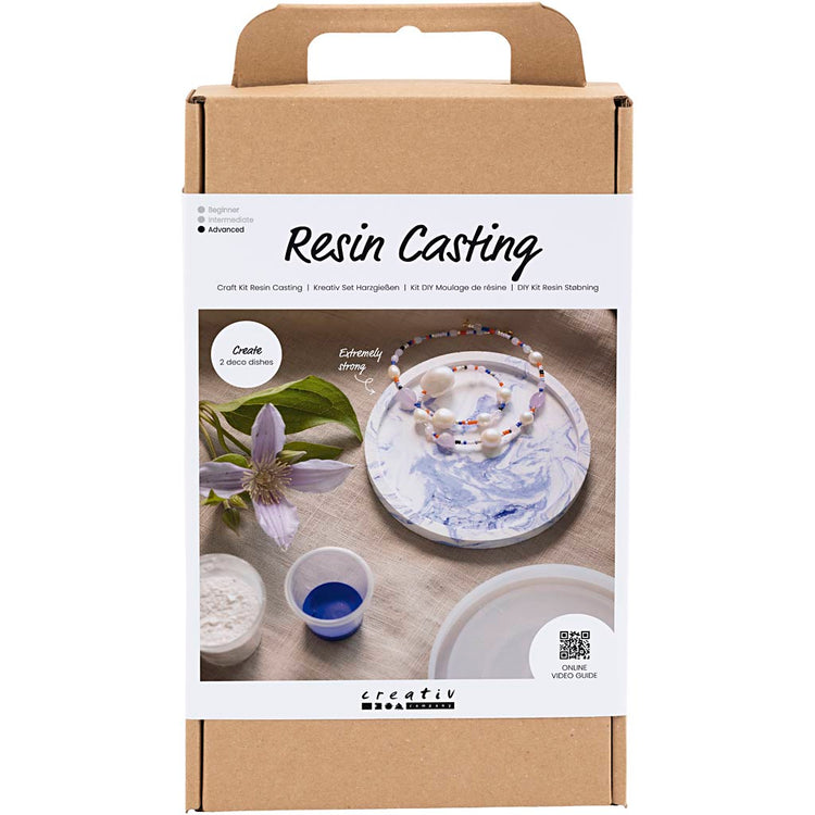Creativ Company Hobbyset Resin coulant autour du plateau à effet de marbre