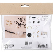 Creativ company mini ensemble de bijoux de passe-temps, collier cool, harmonie noire, 1 boîte - afbeelding 2
