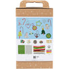 Creativ company boîte créative Noël coloré, figurines de Noël, différentes couleurs, 1 boîte