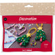 Creativ company mini hobby set décoration, coeurs et sapins de Noël, 1 boîte