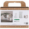 Creativ company mini hobby set résine coulée, arbres de Noël, blanc, 1 boîte