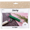 Creativ company mini kit de couture, bougies durables, 1 boîte