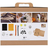Creativ company maxi hobby set décoration, maison hantée, noir, marron clair, orange, 1 boîte - afbeelding 2