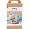 Creativ company hobby set casting, conteneurs, bleu, rouge, jaune clair, 1 boîte