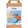 Creativ company hobby set casting, carrelage, bleu, rouge, jaune, 1 boîte