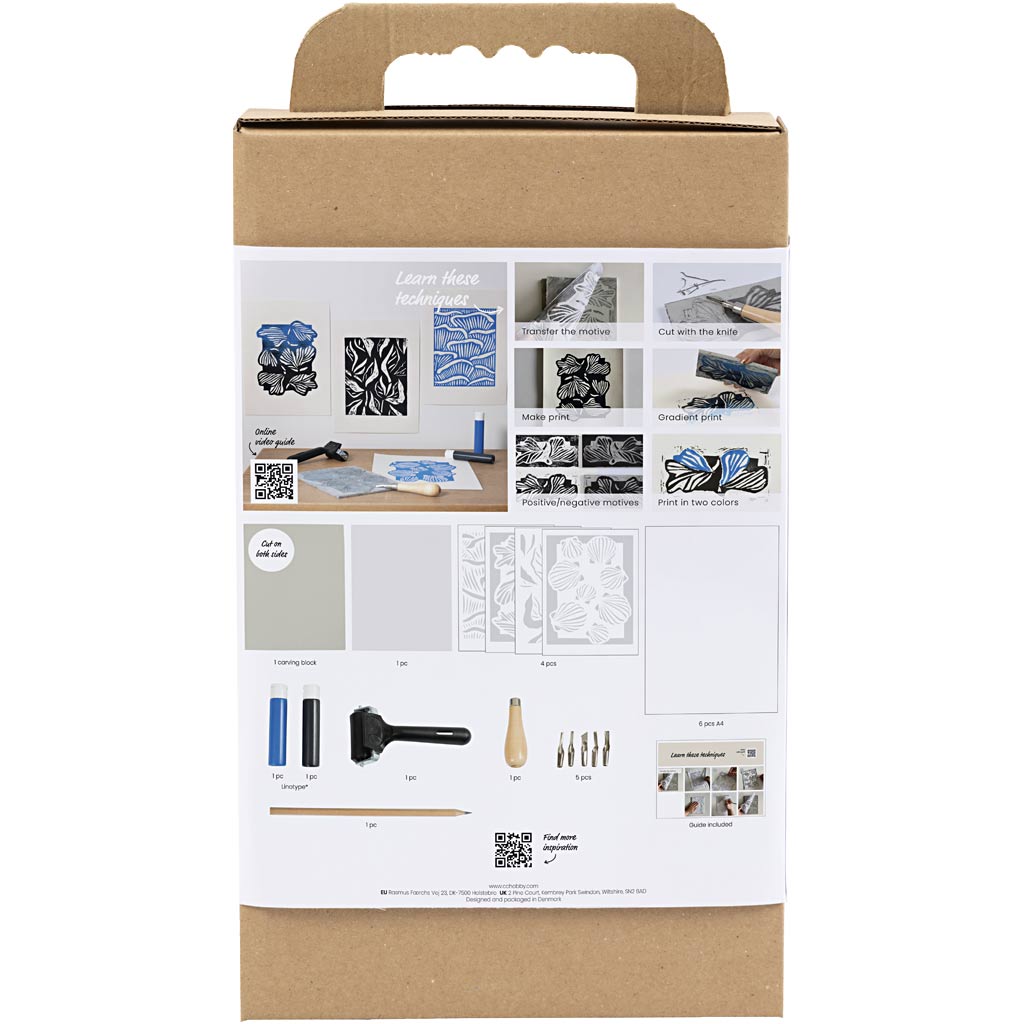Creativ company starter hobby set impression en bloc, 1 boîte