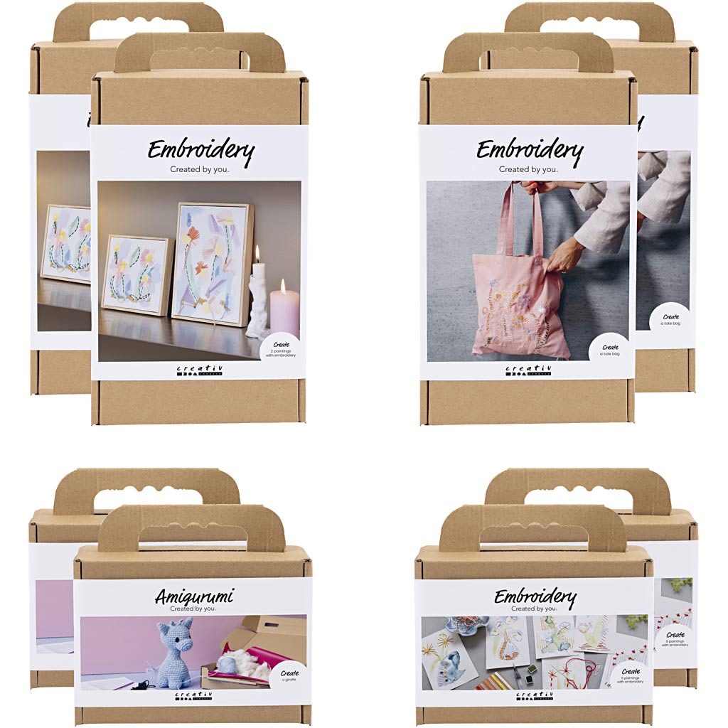 Paquet d'introduction de l'entreprise Creativ, fil, 8 boîtes 1 boîte