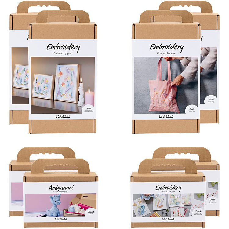 Paquet d'introduction de l'entreprise Creativ, fil, 8 boîtes 1 boîte