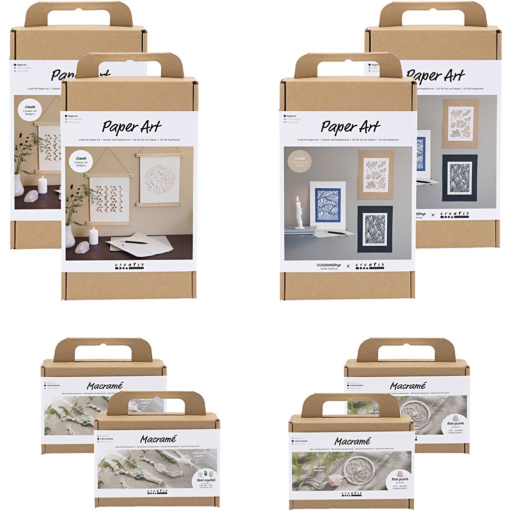 Forfait d'introduction à l'entreprise Creativ, plongez-vous dans des activités créatives, 8 coffrets 1 coffret
