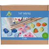 Creativ company ensemble de fabrication de savon, 2 trous, bleu, vert, orange, rose, 1 boîte