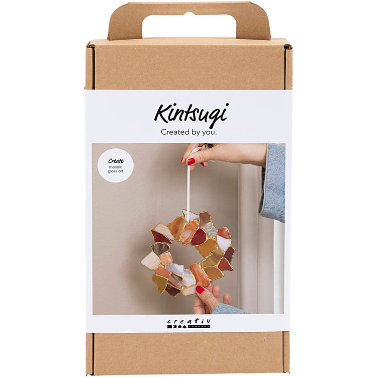 Creativ company hobby set kintsugi, décorations à suspendre, différentes couleurs, 1 boîte
