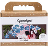 Creativ company mini hobby set cyanotype, étiquettes cadeaux, bleu, argent, 1 boîte