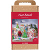 Creativ company hobby set perles à repasser, maison de Noël, différentes couleurs, 1 boîte