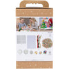 Creativ company hobby set perles à repasser, maison de Noël, différentes couleurs, 1 boîte