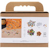 Creativ company mini hobby set bijoux, colliers et bracelets, couleurs d'Halloween, 1 boîte