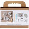 Creativ company mini hobby set modelage, chandelier avec coquillages, blanc cassé, 1 boîte
