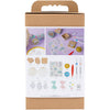 Creativ company mini hobby set - coquillages et porte-clés