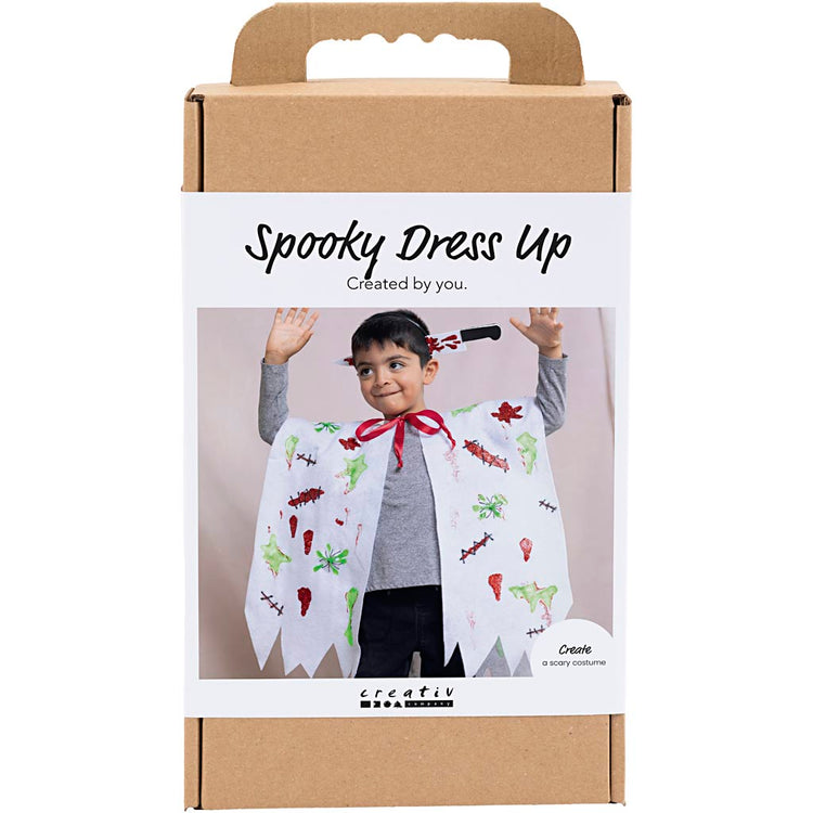 Creativ company hobby set costumes effrayants, cape et bandeau, différentes couleurs, 1 boîte