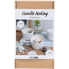 Creativ company hobby set fabrication de bougies, rose, beige, blanc, crème, 1 boîte